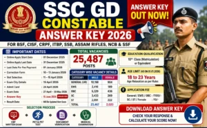 ssc gd answer key